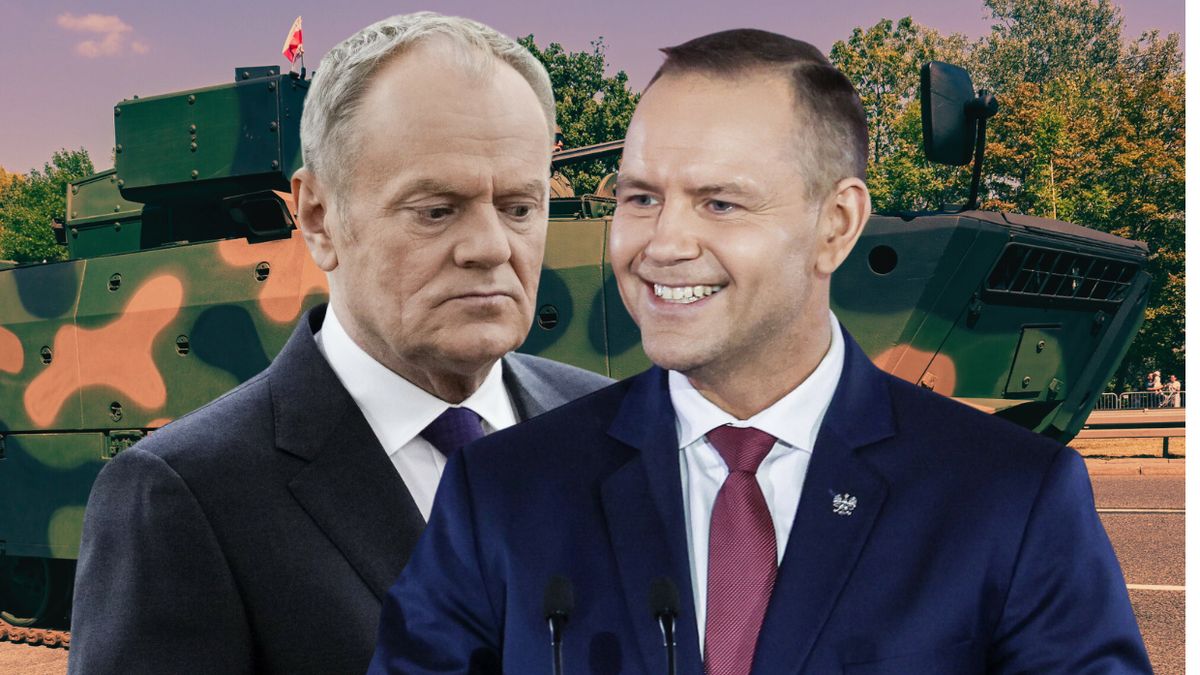 Donald Tusk i Karol Nawrocki