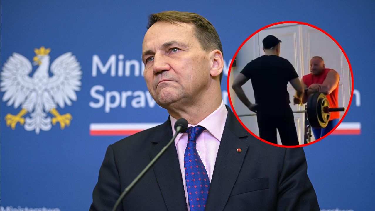 Sikorski komentuje spotkanie Nawrockiego z Pudzianowskim