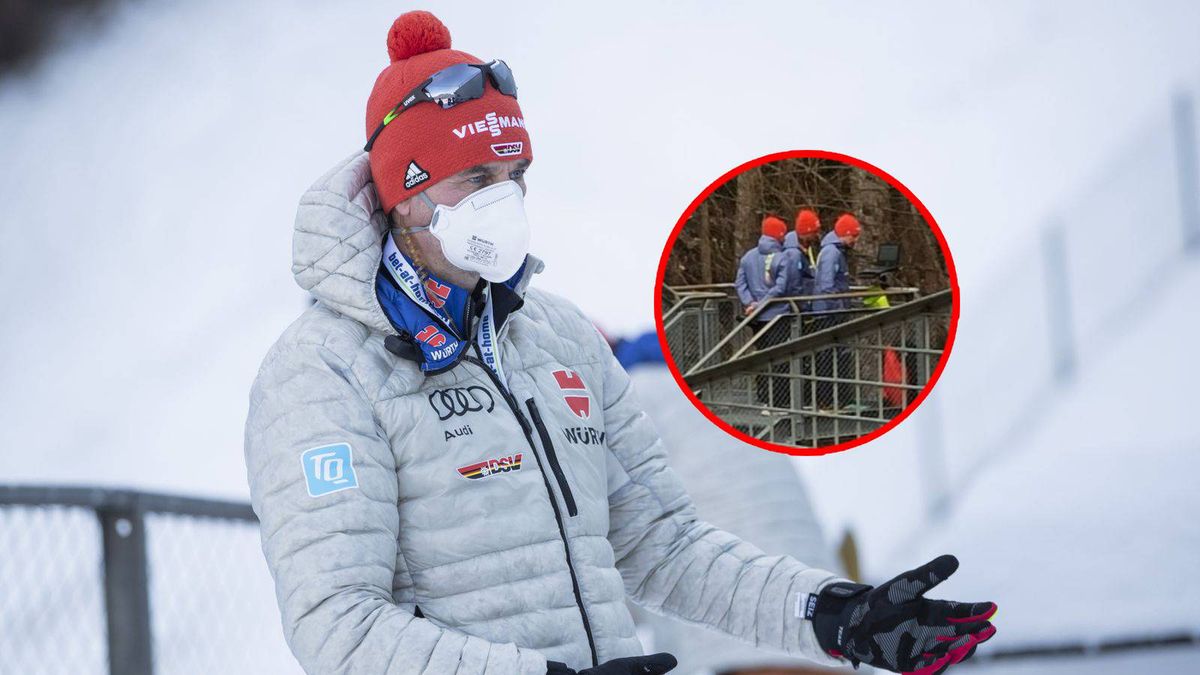 Stefan Horngacher oraz jego zachowanie i asystentów w gnieździe trenerskim