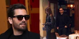 Odchudzony po zażywaniu leku na cukrzycę Scott Disick z nową (byłą) ukochaną i trójką pociech wybrał się na miasto (ZDJĘCIA)