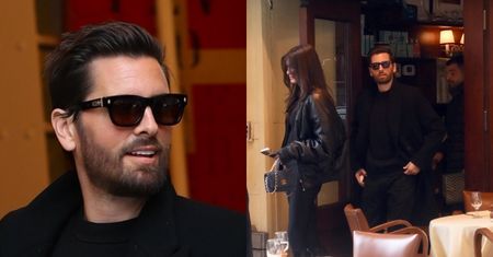 Odchudzony po zażywaniu leku na cukrzycę Scott Disick z nową (byłą) ukochaną i trójką pociech wybrał się na miasto (ZDJĘCIA)