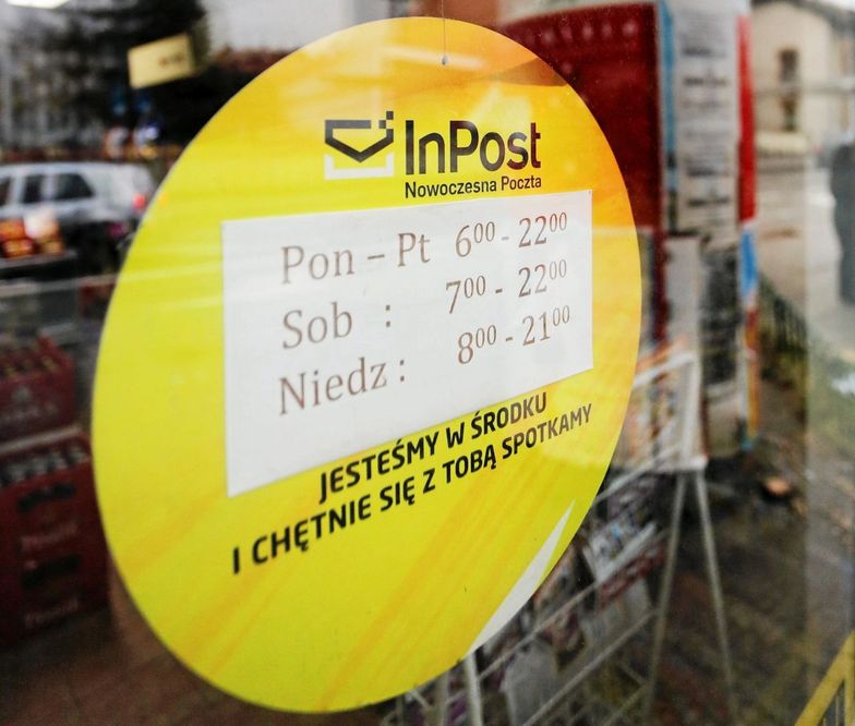 Punkty odbioru przesyłek InPost znajdowały się m.in. w sklepach monopolowych