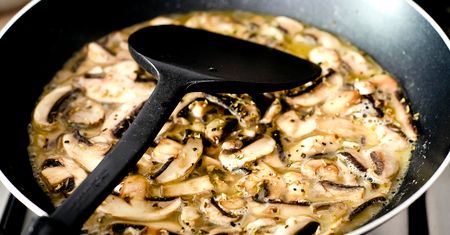 Smażone pieczarki