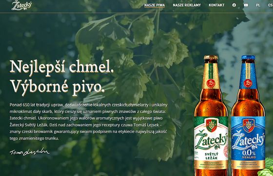 KER: reklama piwa Žatecký błędnie sugeruje, że jest czeskie