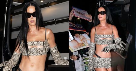 Katy Perry kusi wdziękami w WYZYWAJĄCEJ stylizacji, promując nadchodzący album (ZDJĘCIA)