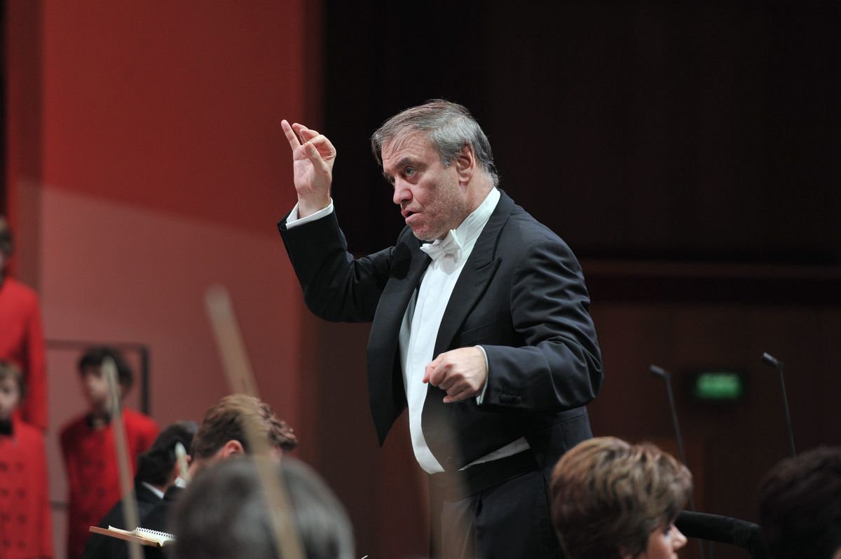 Walerij Giergijew w 2013 r. dyrygował koncert w Teatrze Wielkim w Warszawie