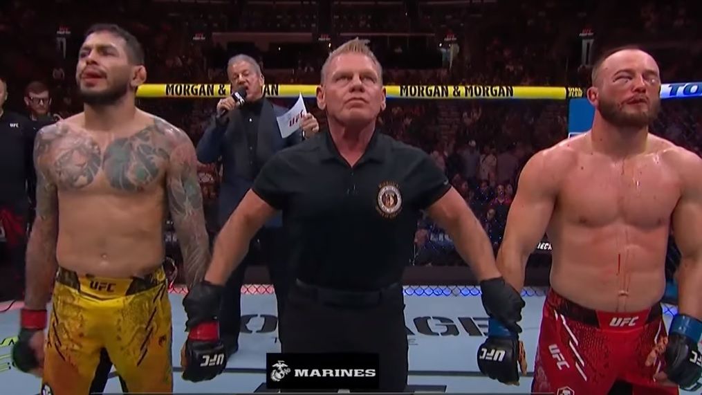 YouTube / Diego Ferreira rozbił Mateusza Rębeckiego w UFC