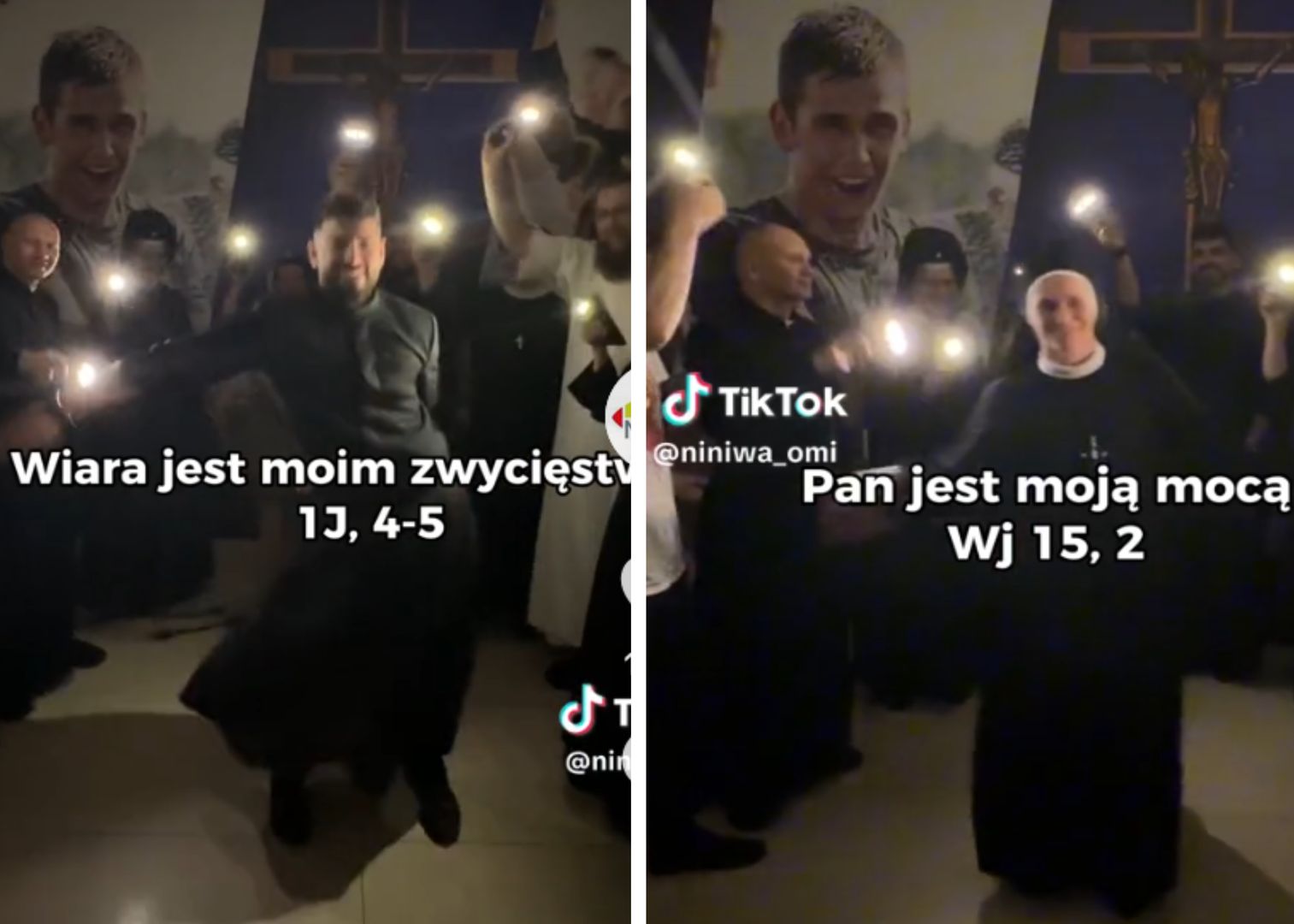 Zakonnice i księża nagrani. Polacy płaczą ze śmiechu