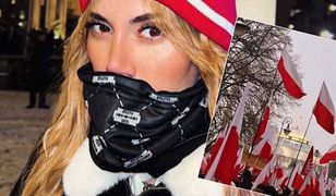 Marianna Schreiber na Marszu Wolnych Polaków. "Marianki się boją". Nie zabrakło też Patyry z TVP