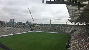 Fortuna I Liga. ŁKS Łódź. Trwa budowa Stadionu Miejskiego. Jest pozwolenie na budowę ostatniej trybuny [FOTO]