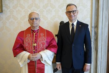 Andrzej Duda w Watykanie. Zaprosił papieża Leona XIV do Polski