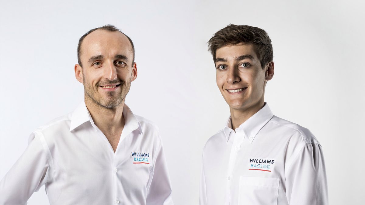 Materiały prasowe / Williams / Na zdjęciu: Robert Kubica i George Russell (po prawej)