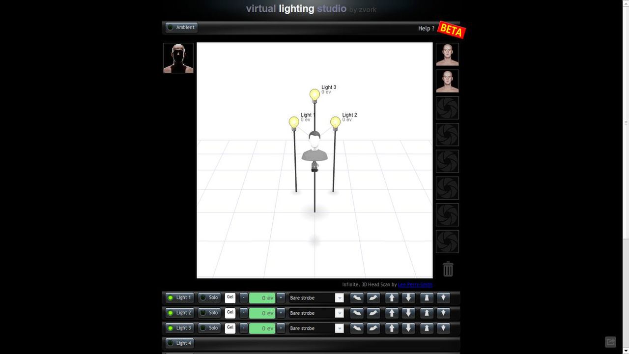 Virtual Lighting Studio