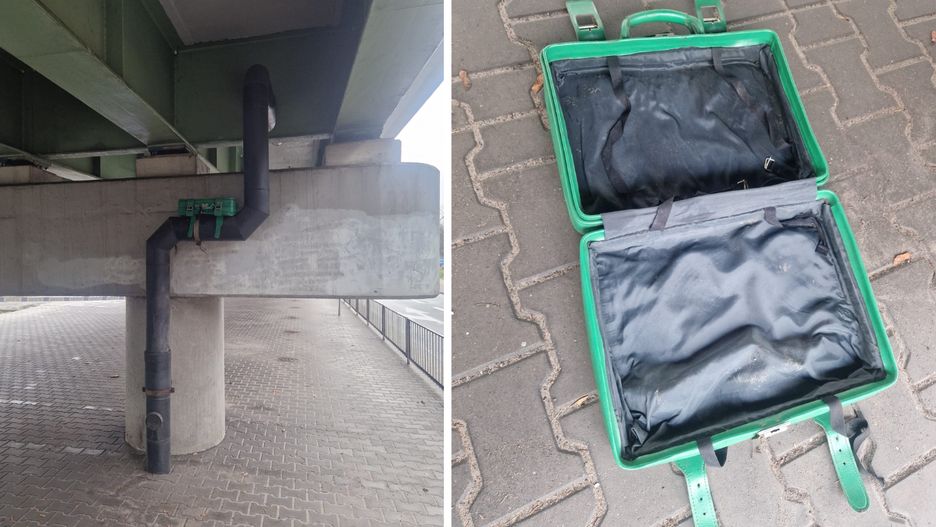  Warszawa: kolejna akcja pirotechników. Tajemniczy pakunek pod wiaduktem