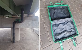 Warszawa: kolejna akcja pirotechników. Tajemniczy pakunek pod wiaduktem