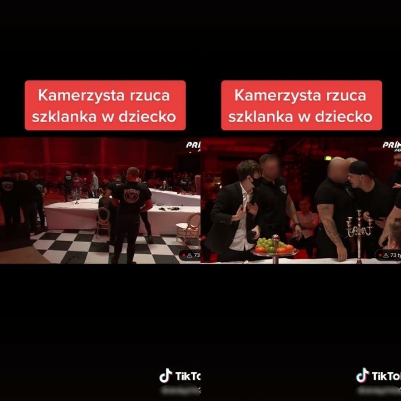 Kamerzysta awanturuje się na konferencji Prime Show MMA