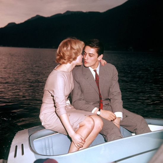 Romy Schneider, Alain Delon Romy Schneider i Alain Delon taka miłość się nie zdarza WP Gwiazdy