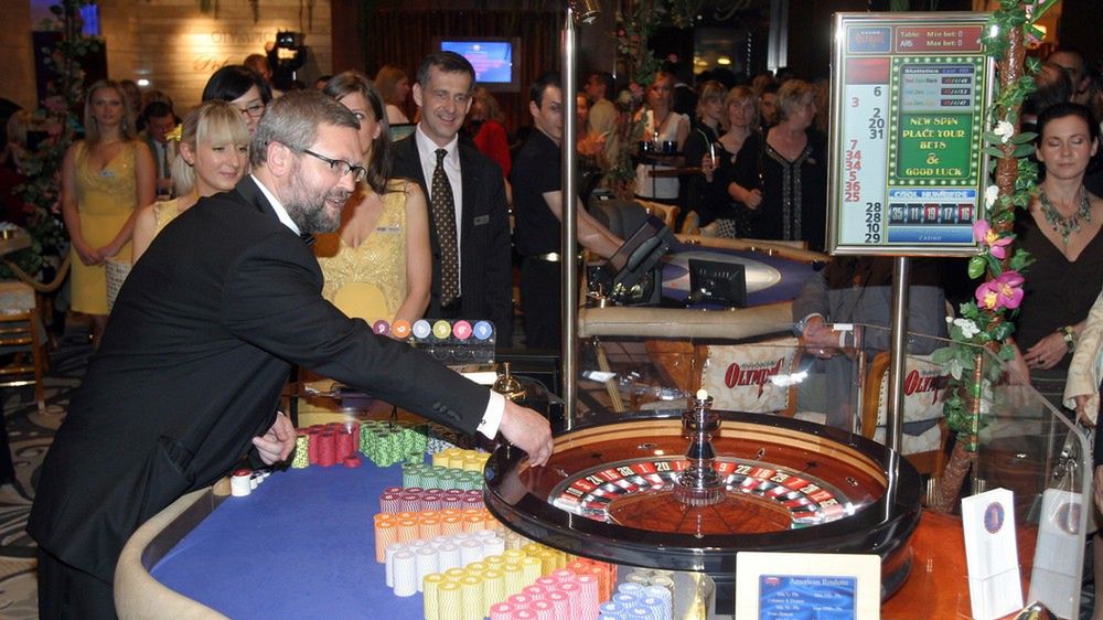 Oficjalne otwarcie Olympic Casino Sunrise w 2007 roku.