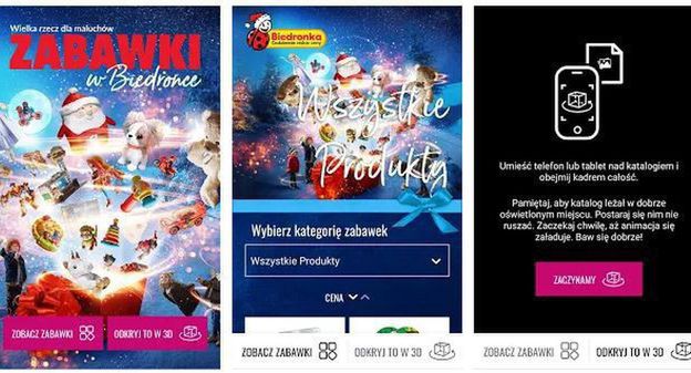 Biedronka oferuje nową aplikację w trybie AR. Zabawki z gazetki w trójwymiarowej wersji