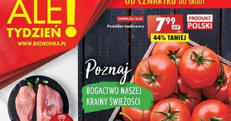 Biedronka nowa gazetka 12.05-18.05. Promocje Biedronka od czwartku 12 maja