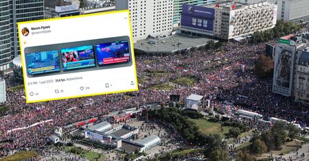 TVN24 i Polsat pokazały marsz. Kolejny popis TVP Info
