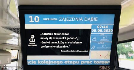 Wrocław. Szlachetna akcja MPK. Przeciw faszyzmowi i homofobii