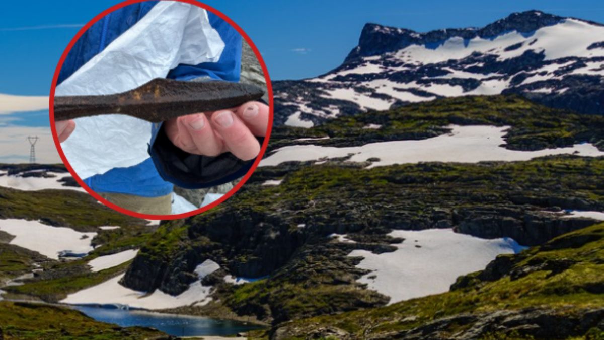 Topniejący lód odkrył tajemnicę. 