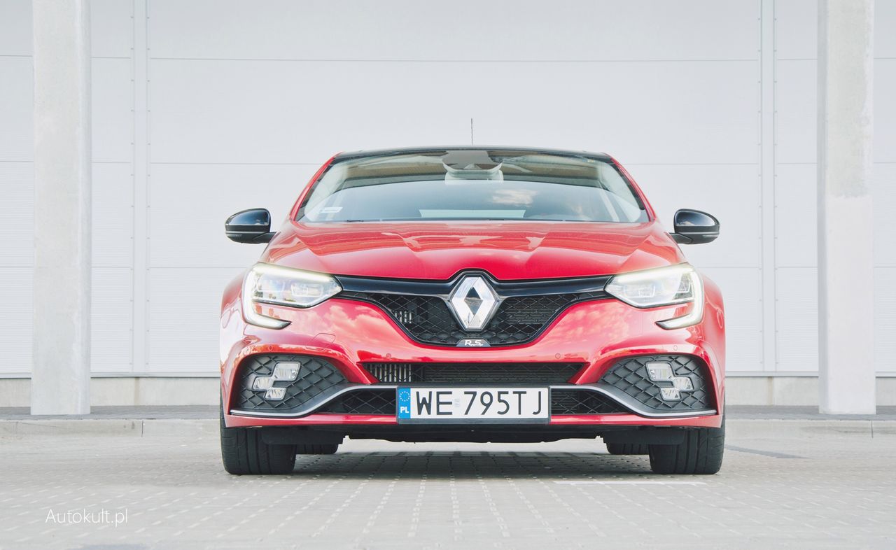 Wyraźne poszerzenia nadkoli dodają Renault Megane R.S. zadziornego charakteru.