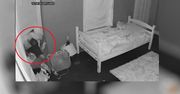 Włamywacz w pokoju dziecięcym. Wszystko zarejestrowała kamera