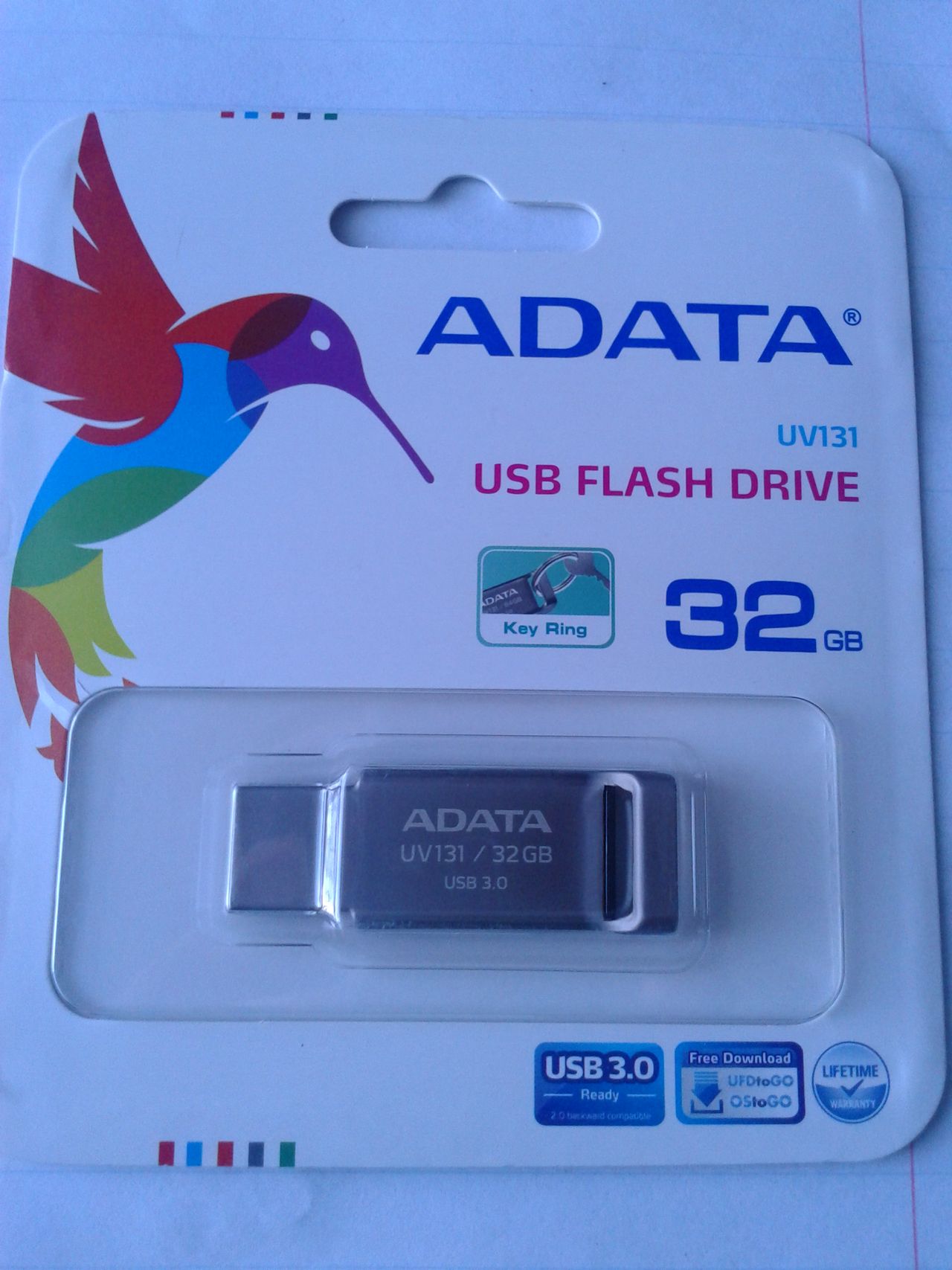 Test prędkości pendrive ADATA UV131 32GB USB 3.0