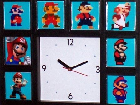 Zegar ścienny, który opowie Ci historie Mario Brosa!