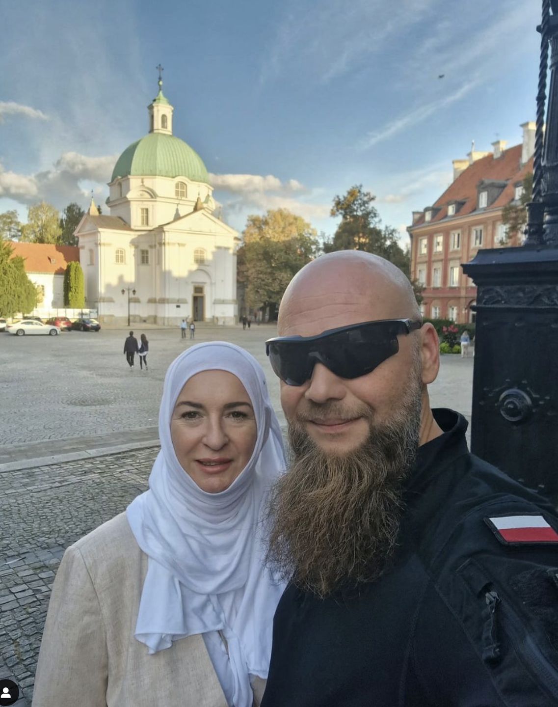 Agnieszka Amatullah Wasilewska z mężem 