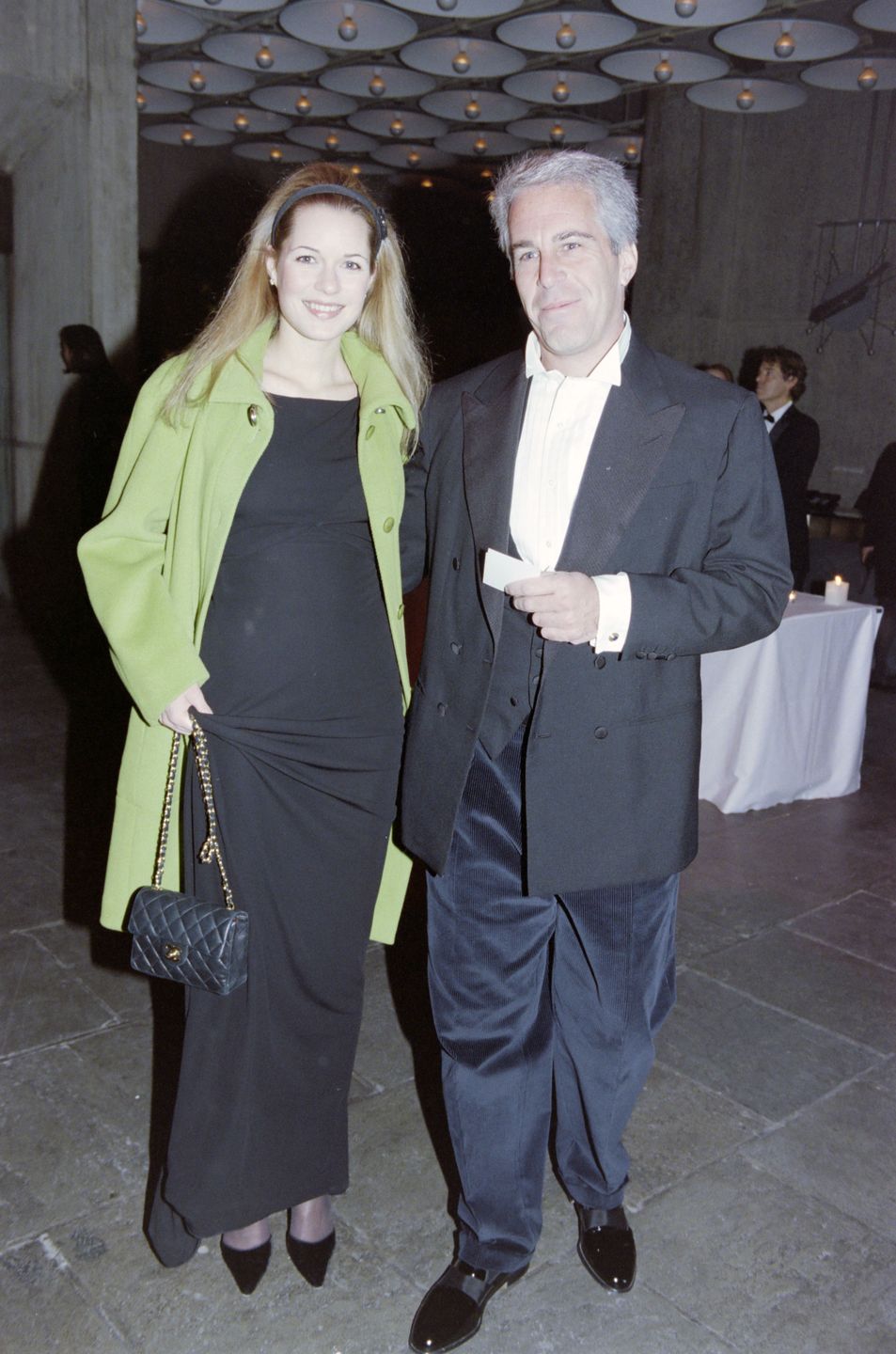 Jeffrey Epstein i Celina Midelfart, listopad 1997