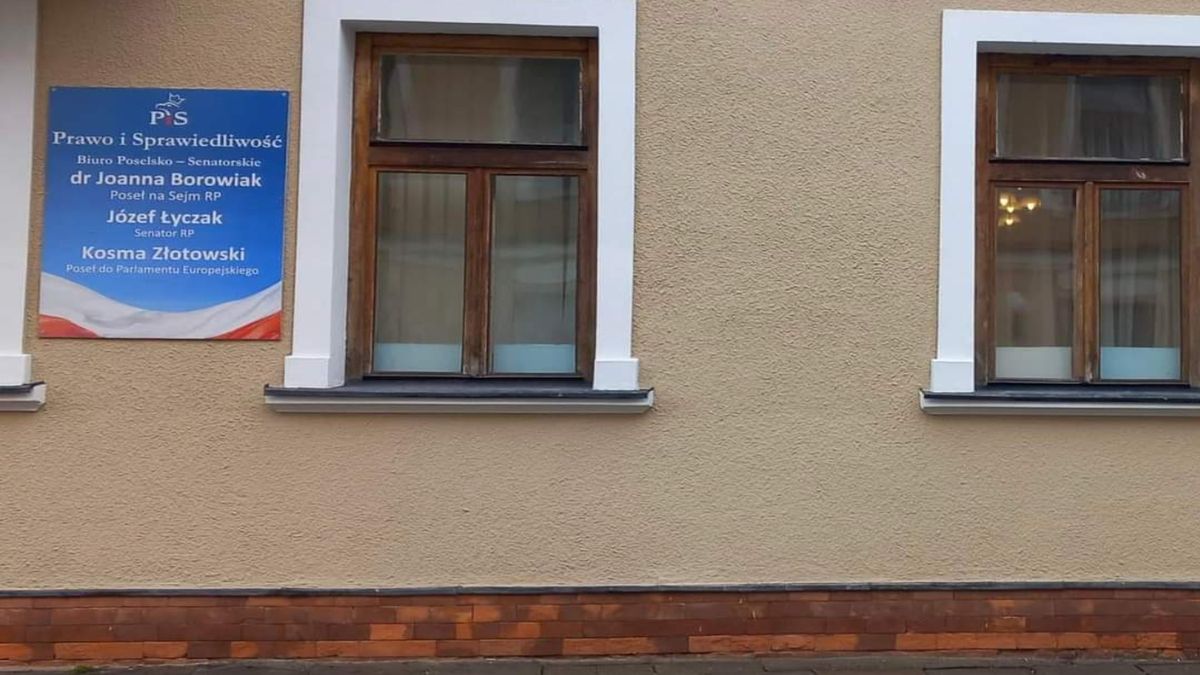 Atak na biuro poselskie PiS