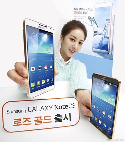 Galaxy Note 3 Rose Gold