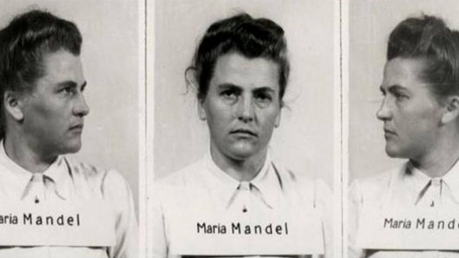 Maria Mandl po zatrzymaniu w 1946 r.