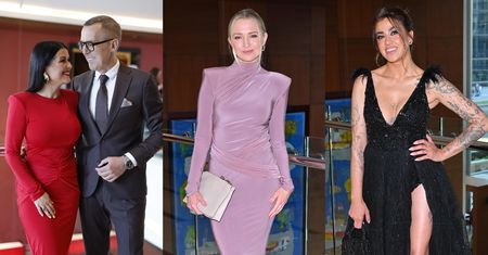 Celebryci lansują się na kolejnej gali: Katarzyna Cichopek w czerwieni, "grająca nogą" Maja Hyży, Barbara Kurdej-Szatan...(ZDJĘCIA)