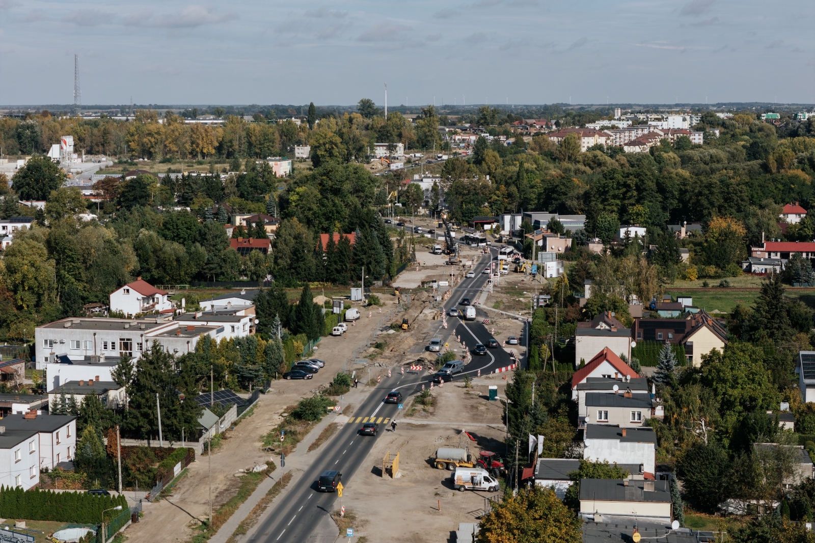 Na przebudowie ulicy Olsztyńskiej 