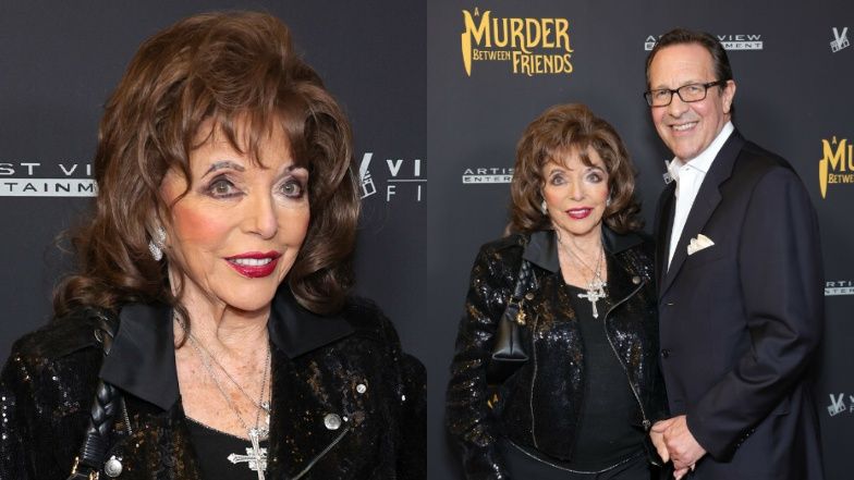Joan Collins bryluje w towarzystwie męża