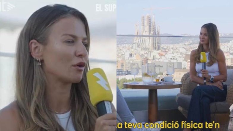 Anna Lewandowska opowiada o problemach z porodem w katalońskich mediach