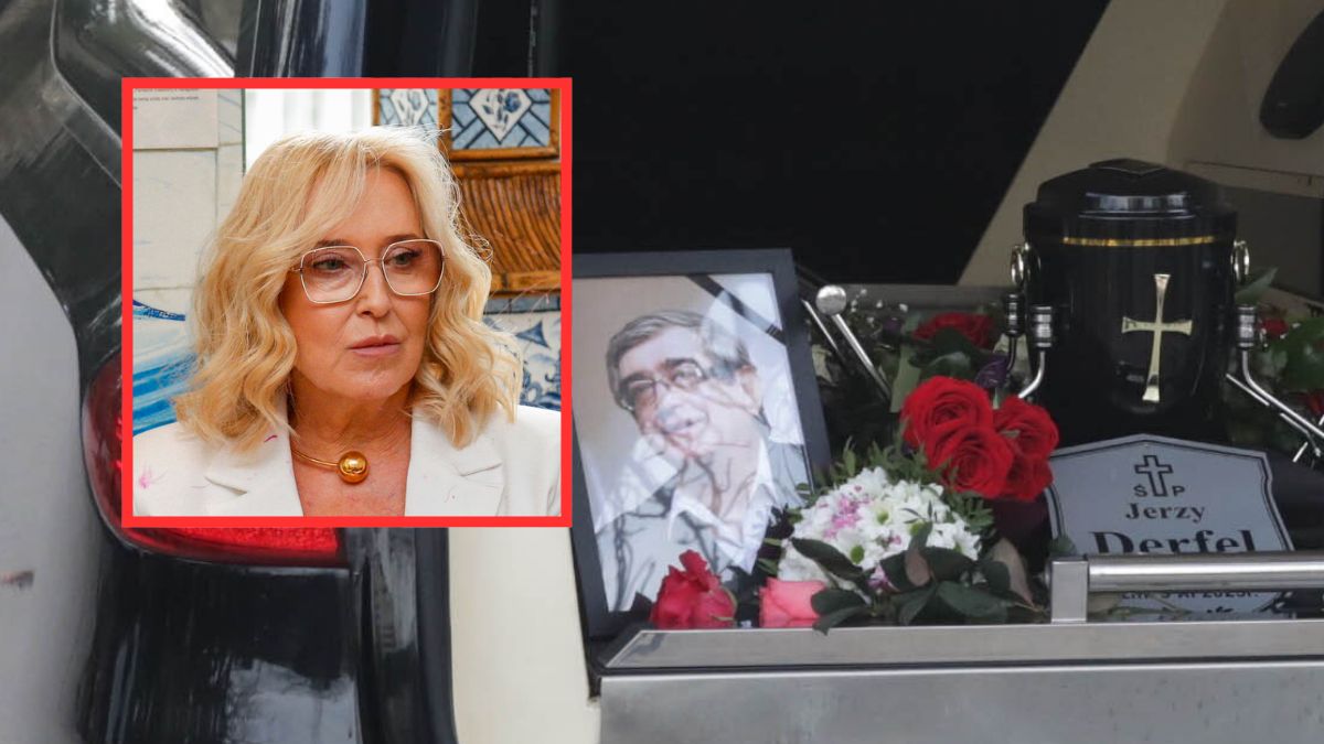 Agata Młynarska pożegnała Jerzego Derfla.