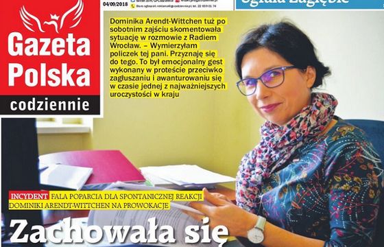 „GPC” i TV Republika usprawiedliwiają spoliczkowanie działaczki KOD-u. Dorota Kania: przemoc stosują Obywatele RP i KOD