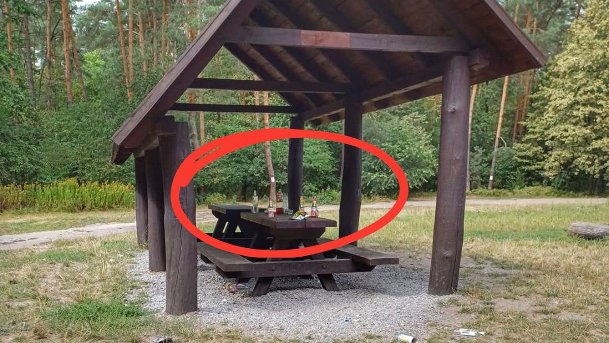 Leśnicy z Mielca sprzątają pozostawione śmieci