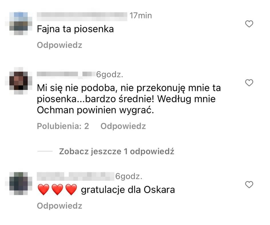 Komentarze po wygranej Oskara Cymsa
