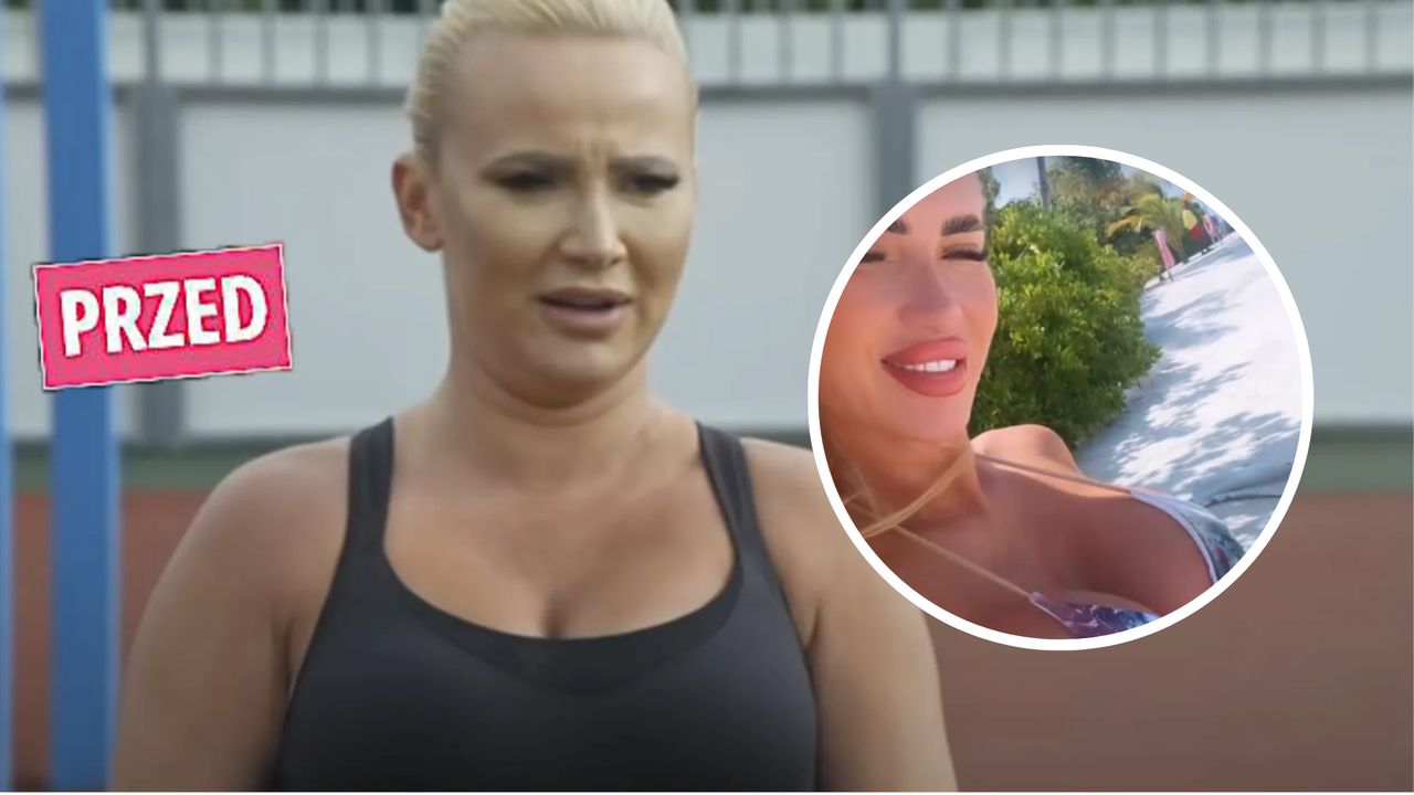 Odchudzona Izabela Macudzińska pręży się w skąpym bikini. Pokazała dużo