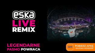 "ESKA Live Remix" także w soboty. Radio ESKA wzmacnia wakacyjną ramówkę klubowymi setami