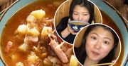 Japonka pokazała, jak je polską zupę. Tak zareagowała na kapuśniak