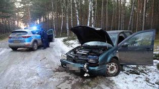 Grodzisk Wlkp.: 18-latek Volkswagenem uciekał policji, teraz grozi mu więzienie