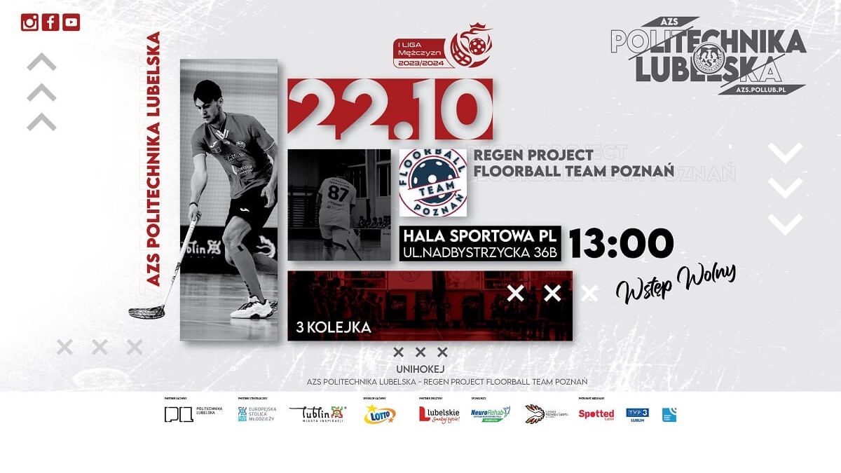 grafika AZS Politechnika Lubelska – Regen Project Floorball Team Poznań