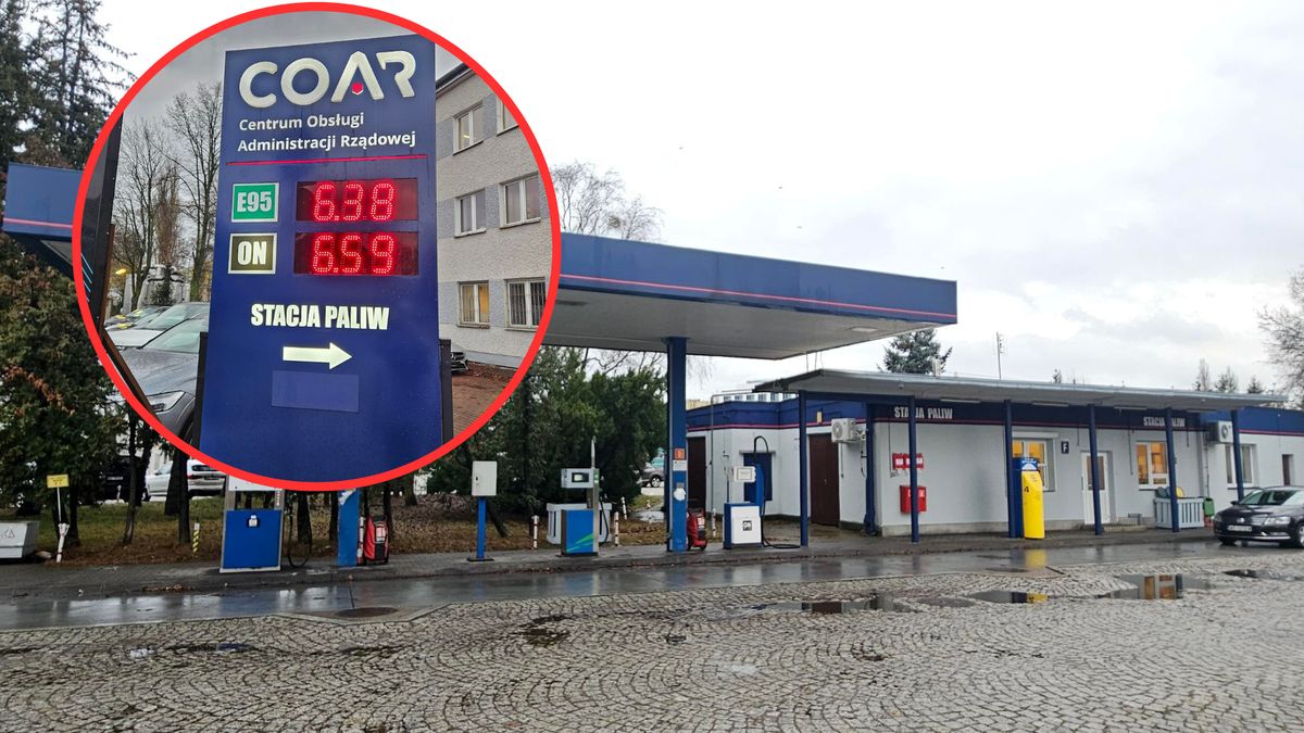 Ceny na rządowej stacji są najniższe w okolicy